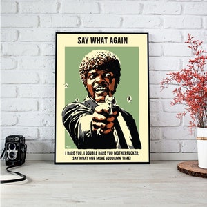Diga o que de novo... Samuel L. Jackson - Pôster - Impressão Digital