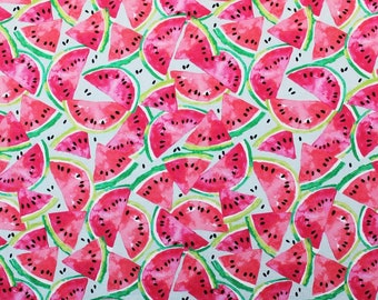 Watermelons Cotton Fabric, 44" Wide, Novelty Print