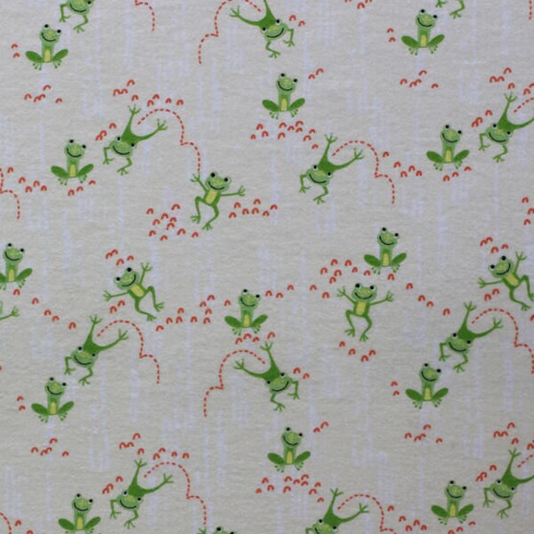 Frogs Fabric Etsy
