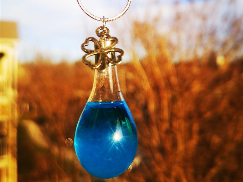 Anniversary Initial Necklace Storm Glass Birthdays Weather Predictor Perfect Gift for Valentine/'s Christmas