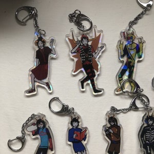 Dancestor Homestuck Charms - Damara, Kankri, Horuss