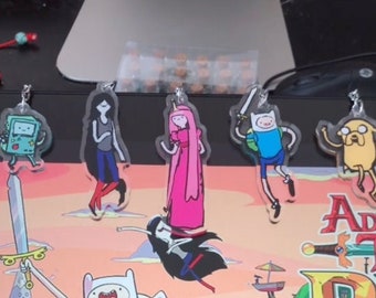 Adventure Time Charms - BMO, Marceline, PB, Finn, Jake
