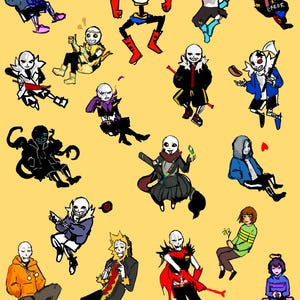 Sans AU Stickers
