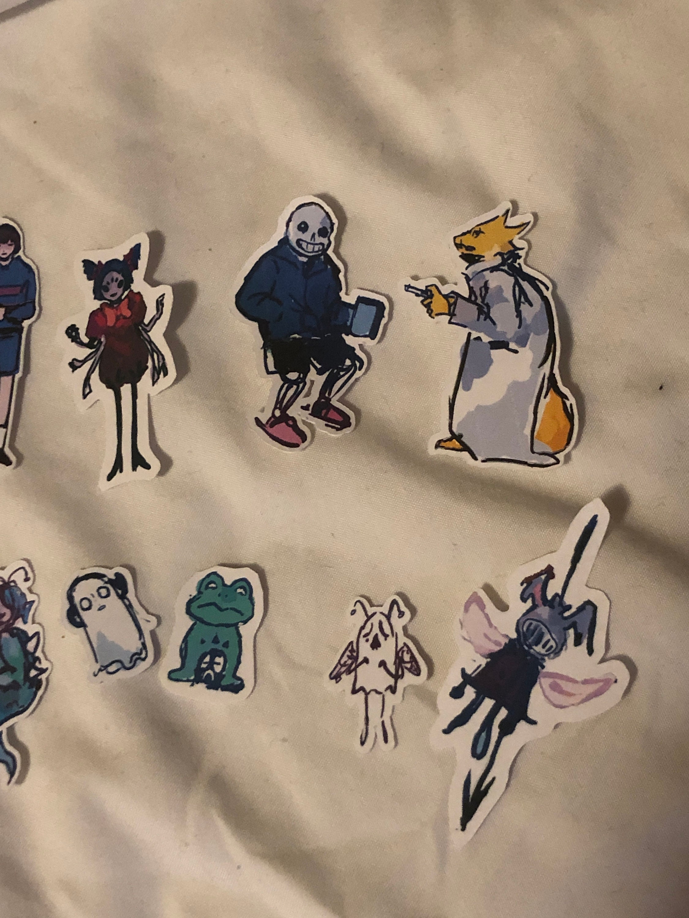 Undertale Flowey Sticker Undertale Stickers Sans Alphys Frisk Toriel Flowey - Etsy