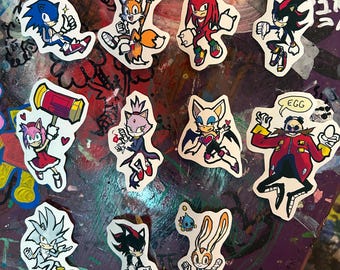 Sonic the Hedgehog Sticker Set