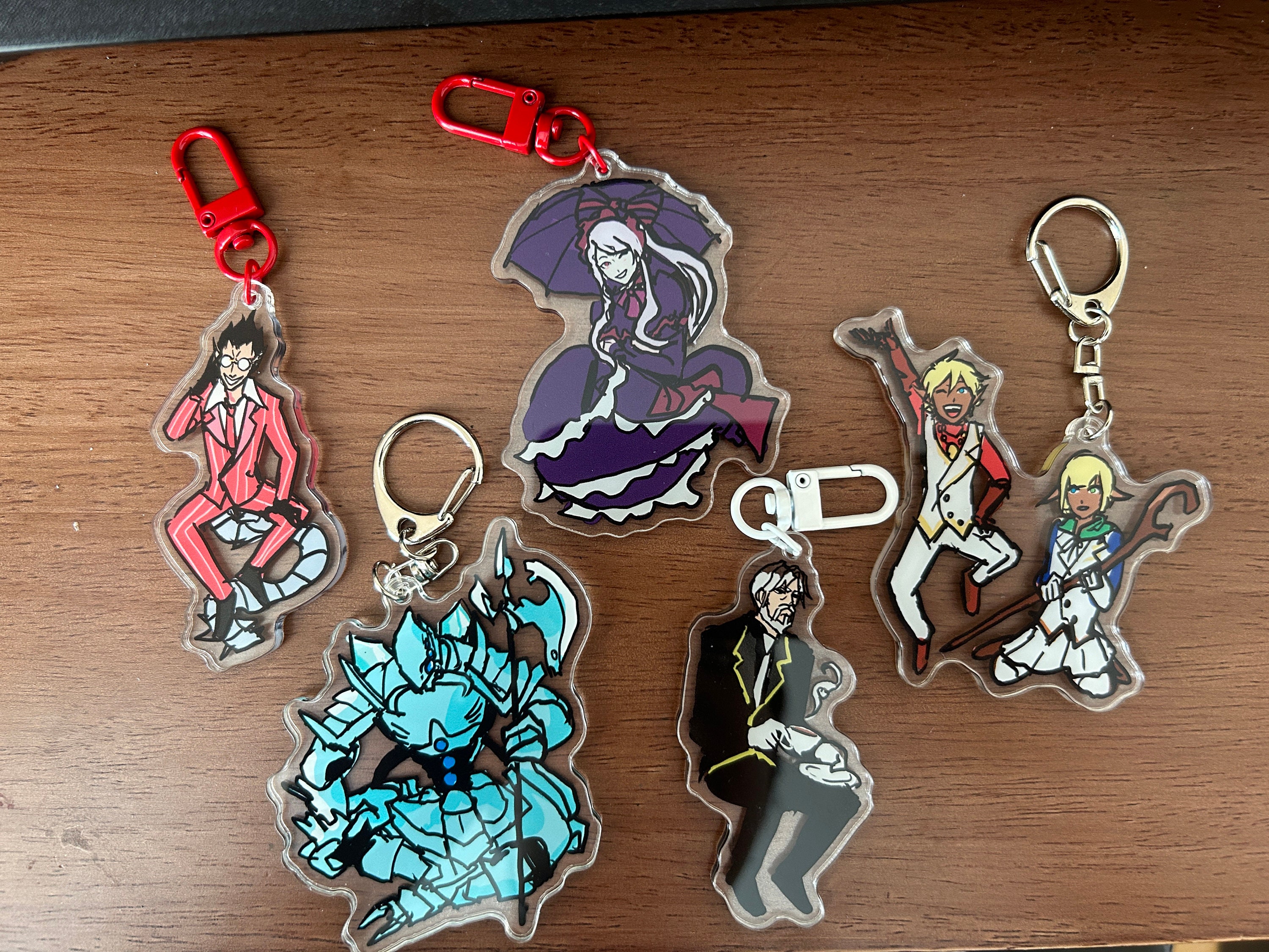 Overlord Charms - Ainz, Albedo Shalltear Demiurge Aura and Mare - Etsy