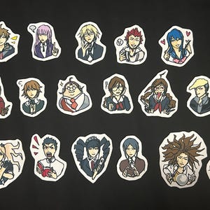 Danganronpa Stickers - 1st, 2nd, V3 Game - Etsy Canada