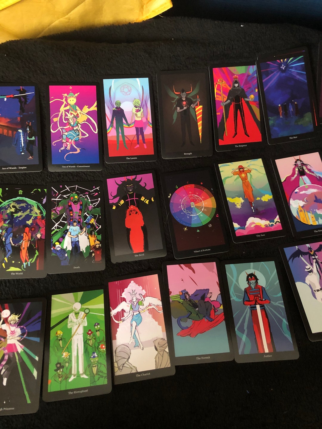 Homestuck Tarot Deck 78 Cards Full Set Unofficial Fanmade Illustrations