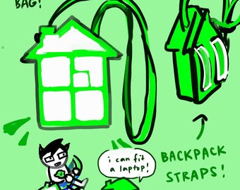 PREORDER - Homestuck Ita Bag Sburb Crossbody and Backpack and Round Ita Bag