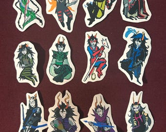 Dancestors + Ancestors Homestuck Alla Troll-klistermärken