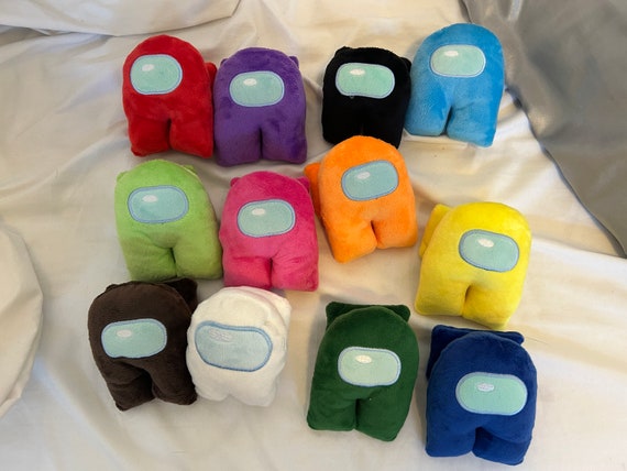 Among Us Plush Keychain Squeaky Squishable Toy Multiple Colors - Etsy