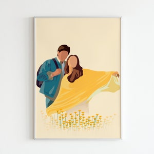 Bollywood Veer Zara Digitale druckbare Kunst Poster Druck Shah Rukh Khan Preity Zinta