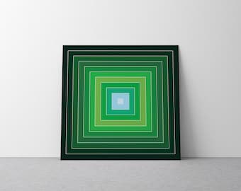 Emerald Square Fine Art Print