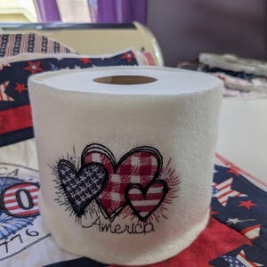 Toilet Paper Roll Cover - slips right over extra roll 7 options