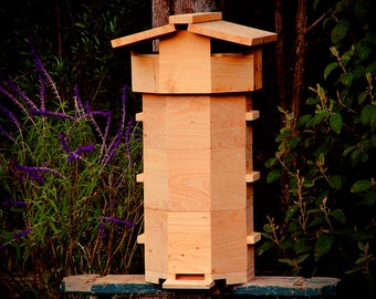 Warre Octagon Hive - Cypress Timber - DIY Kit - Natural Beekeeping