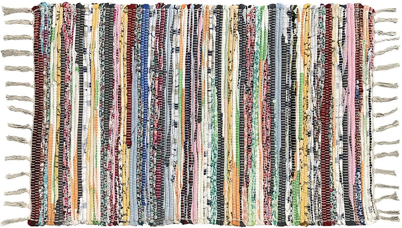 4x6 Feet, Chindi Rug Beautiful Chindi Rug 100/% Recycled Cotton Chindi Rug-Hand Woven /& Reversible for Living Room Kitchen Entry Runner