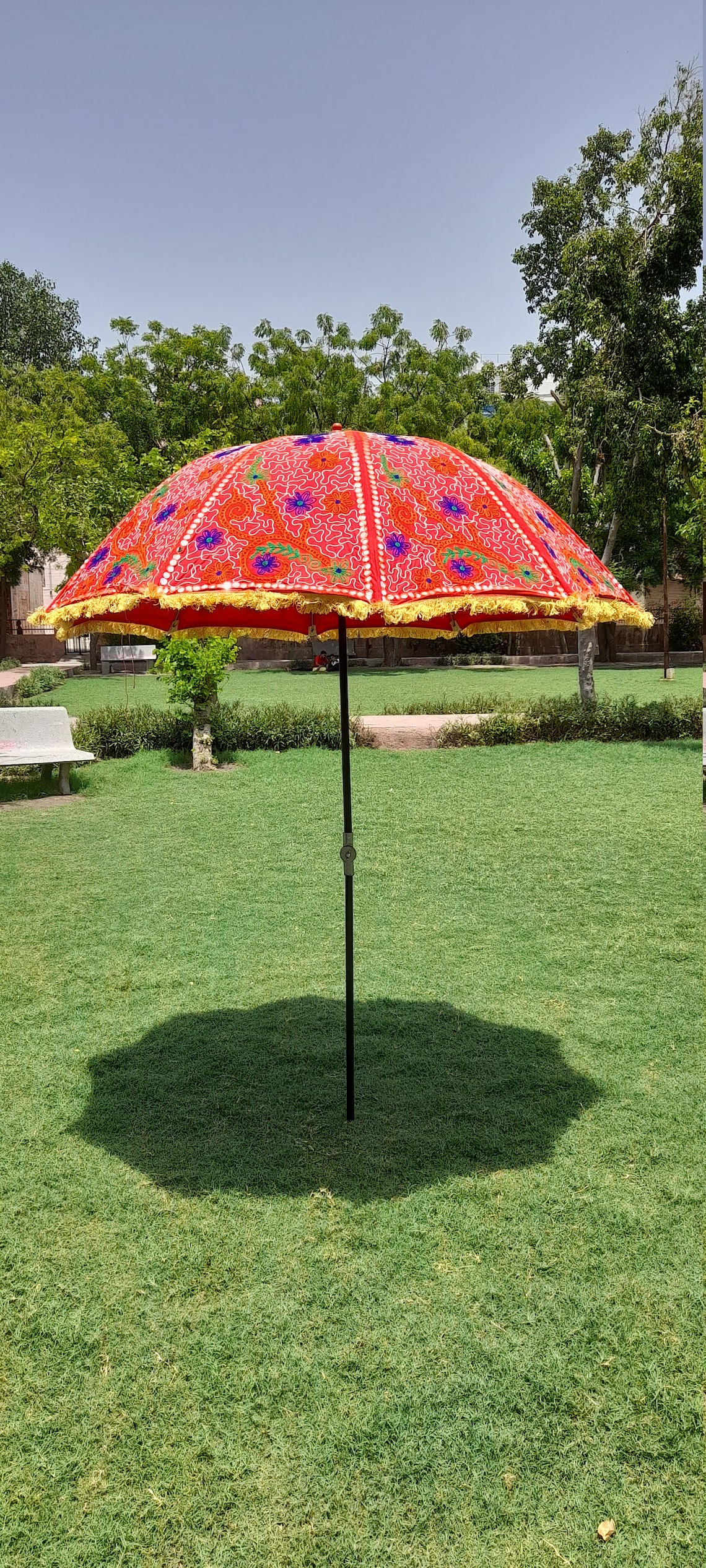Unique Decorative Garden Umbrella Luxury Multi Branches Art Etsy