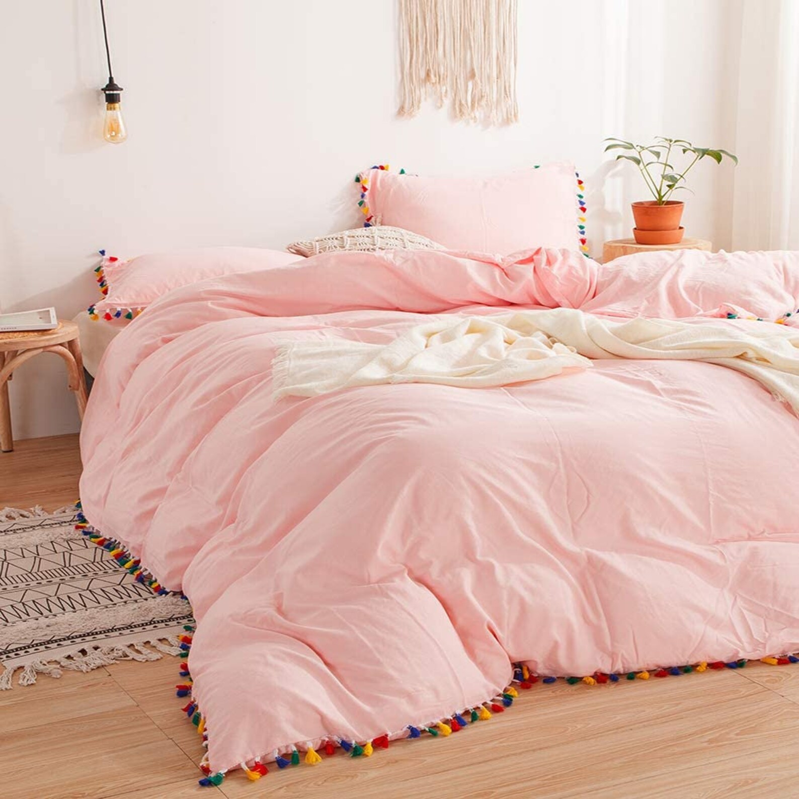 Exclusive Multi Color Tessals Duvet Cover Pink Doona Duvet Etsy