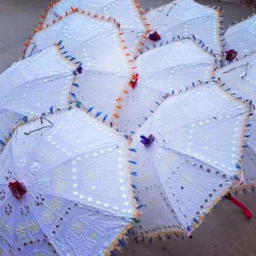 Handmade Detailed Full Cotton Victorian Lace Umbrella Parasol Gift or Decoration Various Colors Weddings Accessories Umbrellas Wedding Gift 