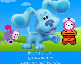 Blues Clues Birthday Invitation