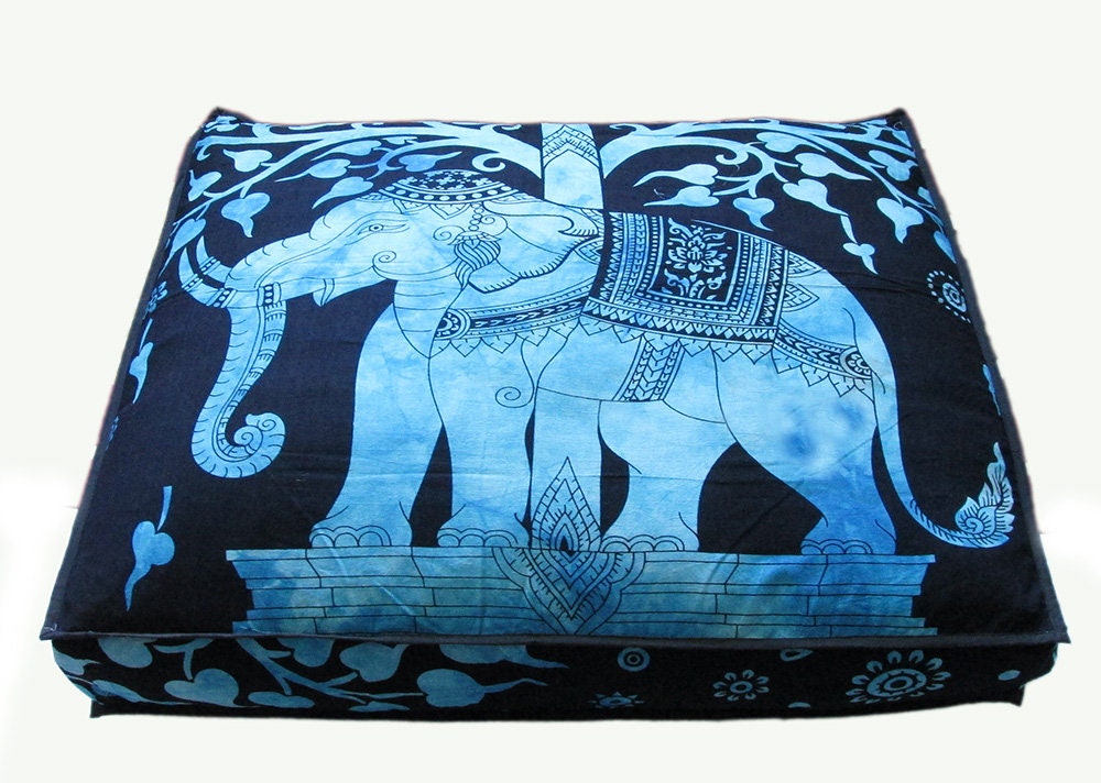 Large Elephant Cushion cover Tie dye Multicolor 35X35 Etsy