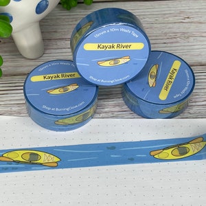 Kayak River Washi Tape / 15mm x 10mm / NEW