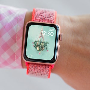 Watch Face Background - Succulent Hanging Basket - DIGITAL FILE ONLY - New