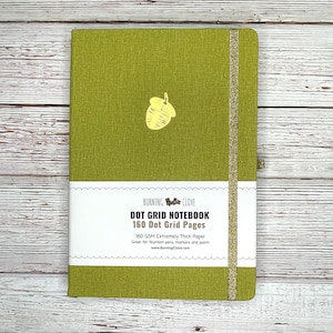 Acorn Sage Green B5 Dot Grid Notebook