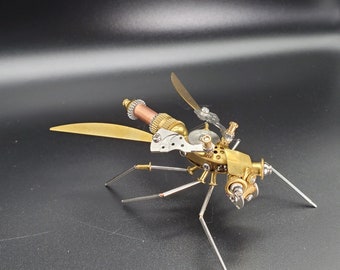 Mechanical Hornet steampunk | Metal handmade finished Model decor Ornaments