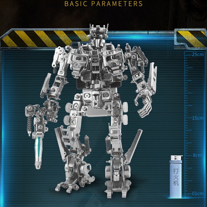 Optimus Prime 705 Pcs DIY Metal Mechanical Models 3D Assembly Etsy