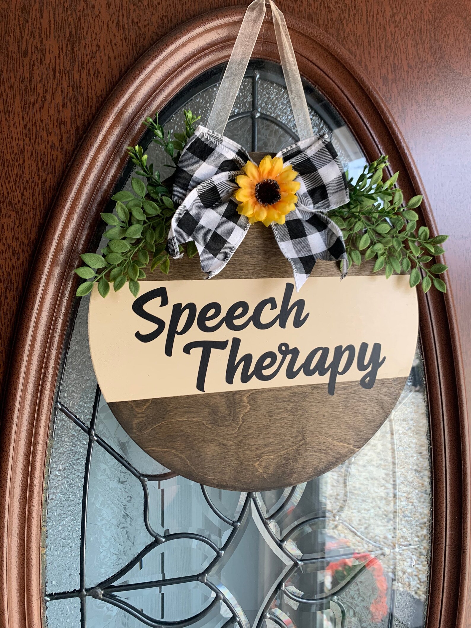 Office Door Hanger Office Wreath Workplace Wreath Workplace Etsy