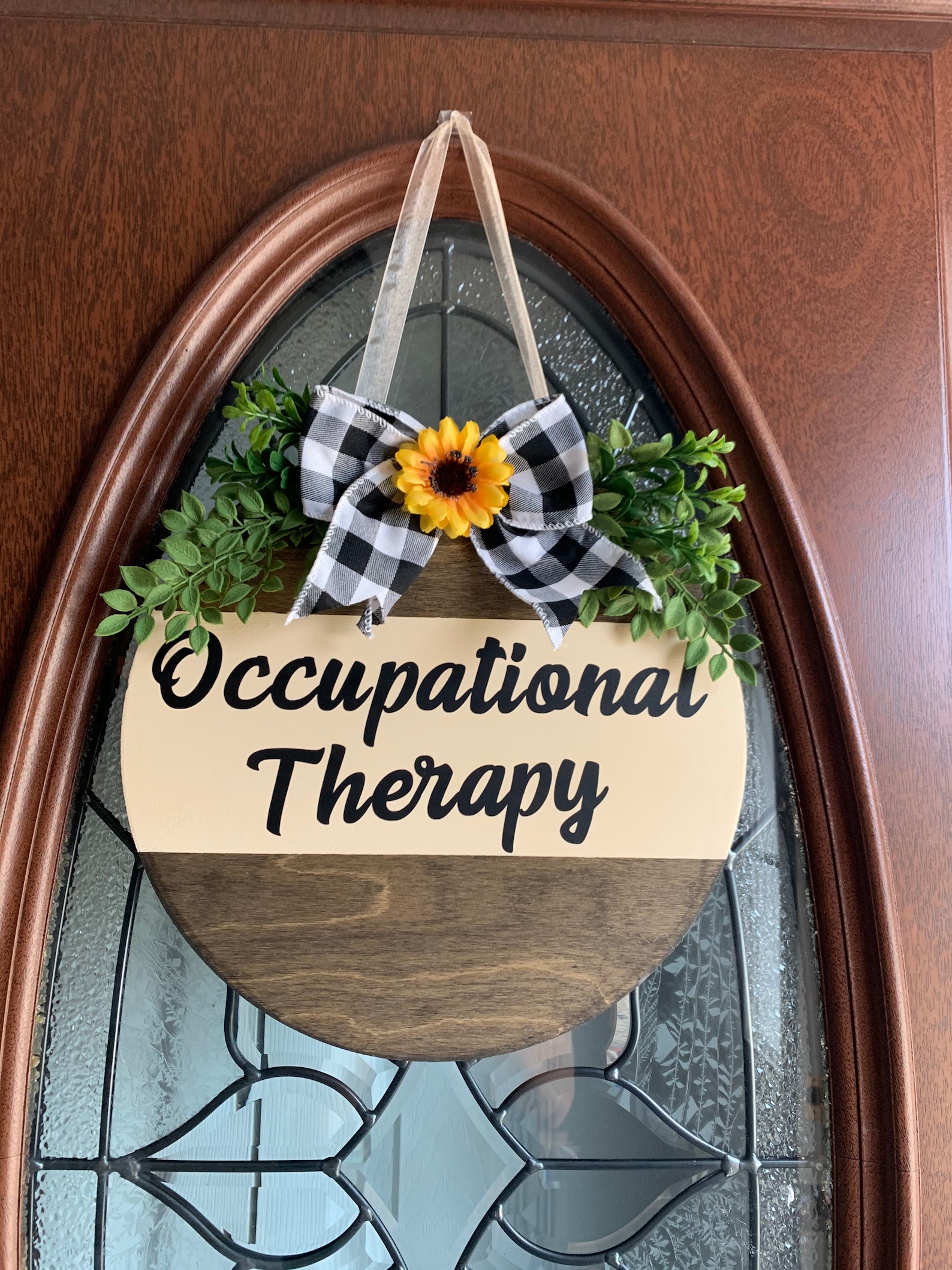 Office Door Hanger Office Wreath Workplace Wreath Workplace Etsy