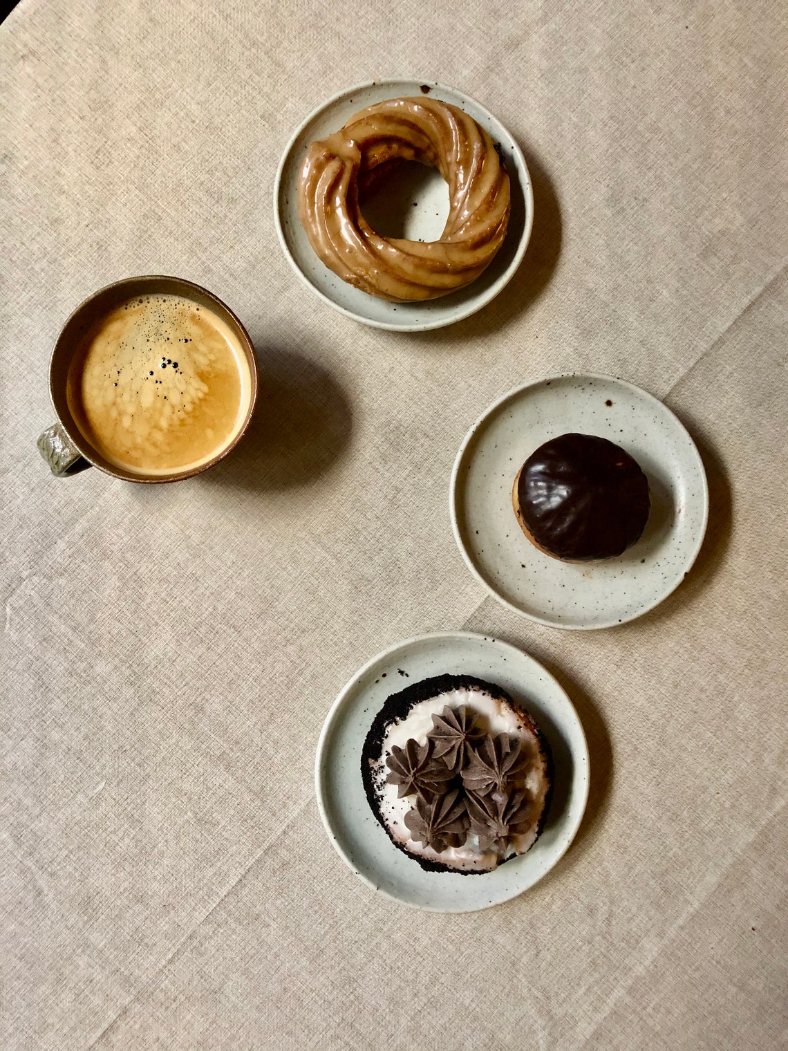 Bread & Dessert Plates set of 4/ Korean Traditional Plates / Etsy