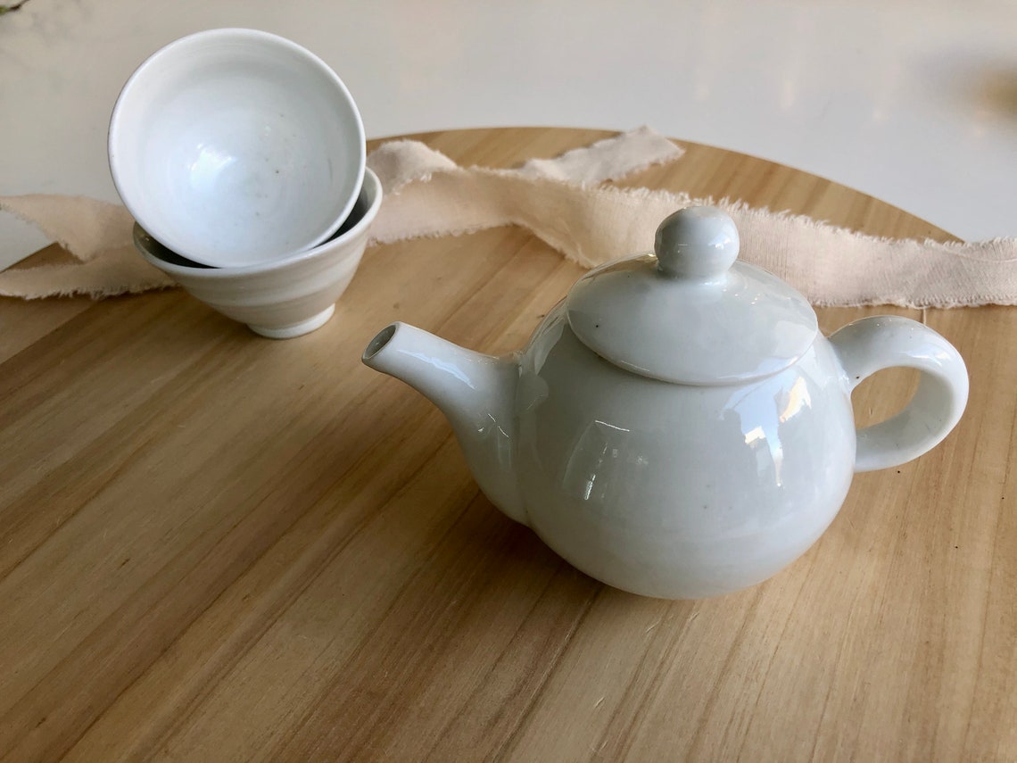 Teapot Set/ Korean Traditional Ceramics/ Mini Teapot Set for 3 Etsy