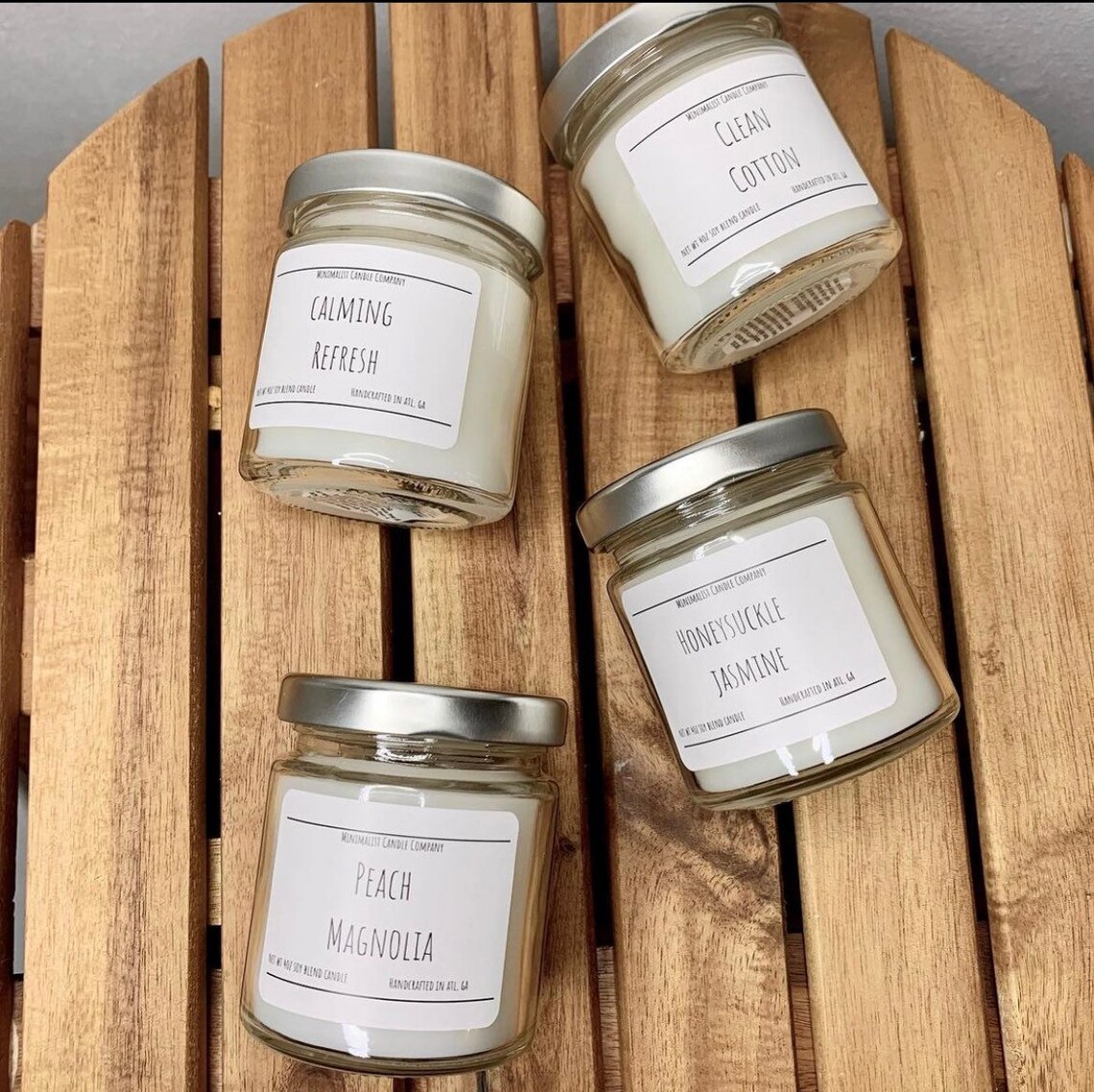 Mini Candle Favors 4oz Mini Candles Mini Scented Candles | Etsy