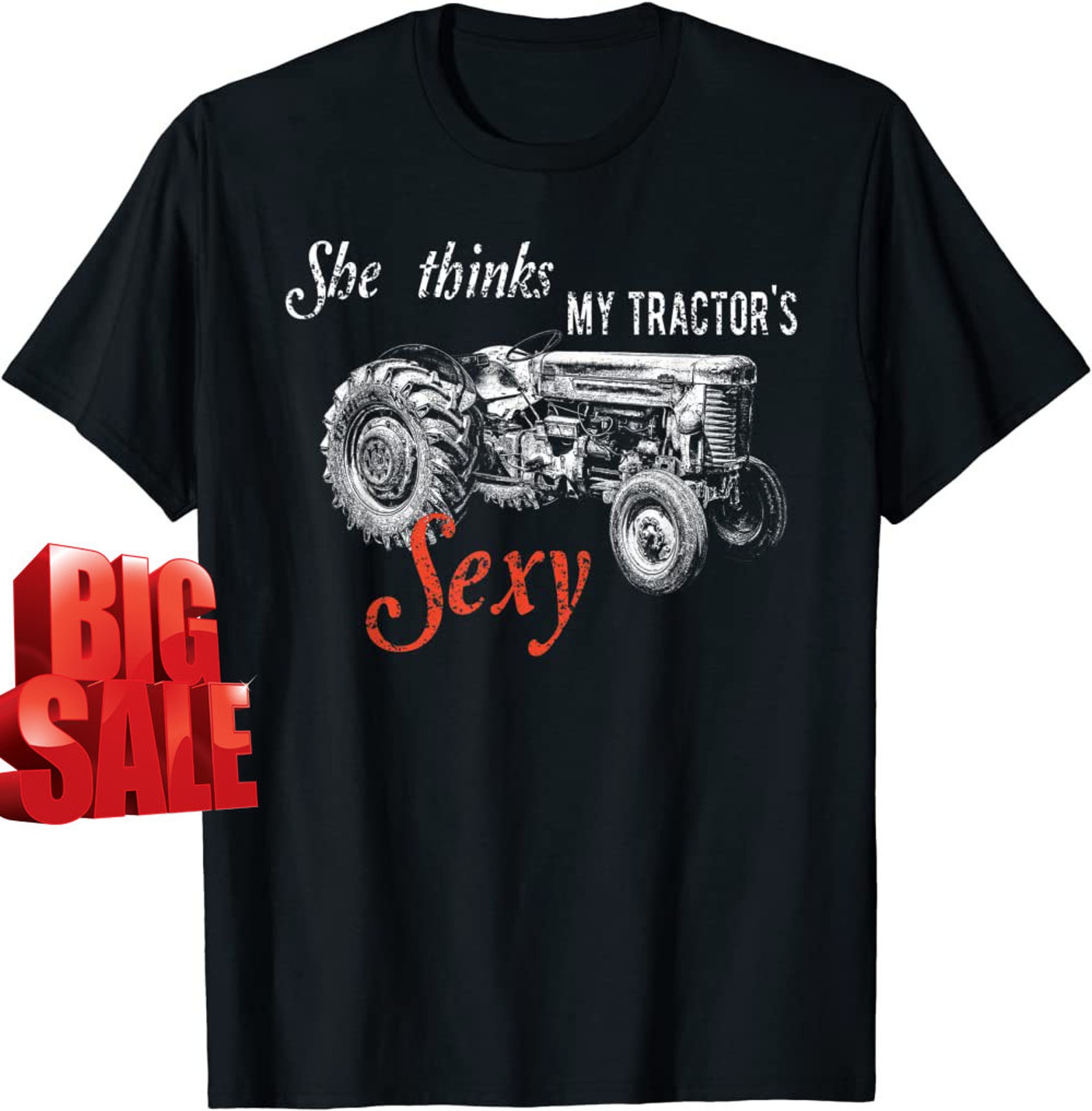 She Thinks My Tractor is Sexy Funny Quote For Farmer Gift | Etsy