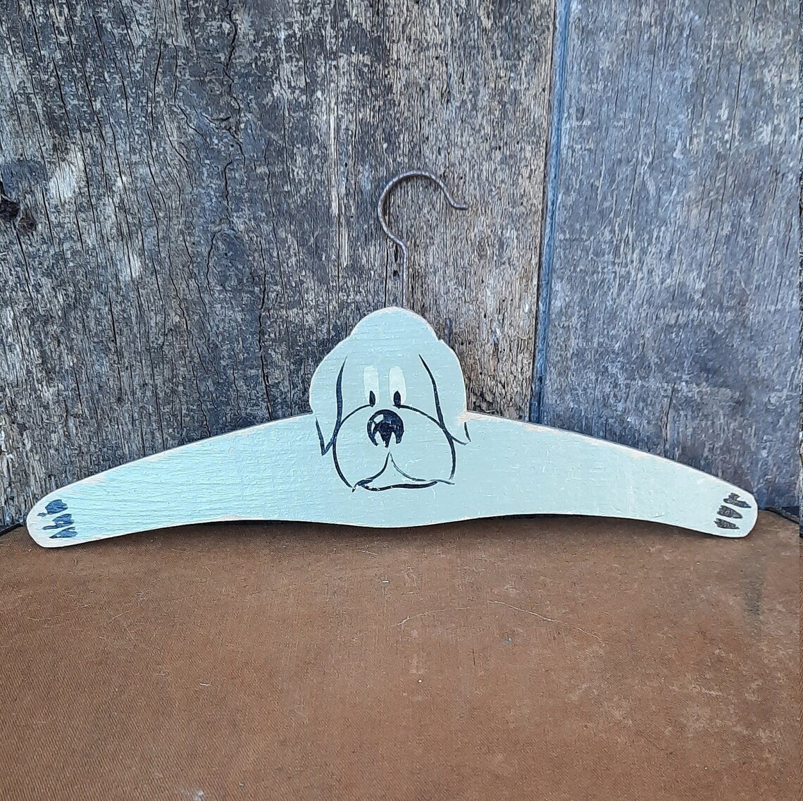 Coat rack or hanger dog in 30s for children Child's Etsy