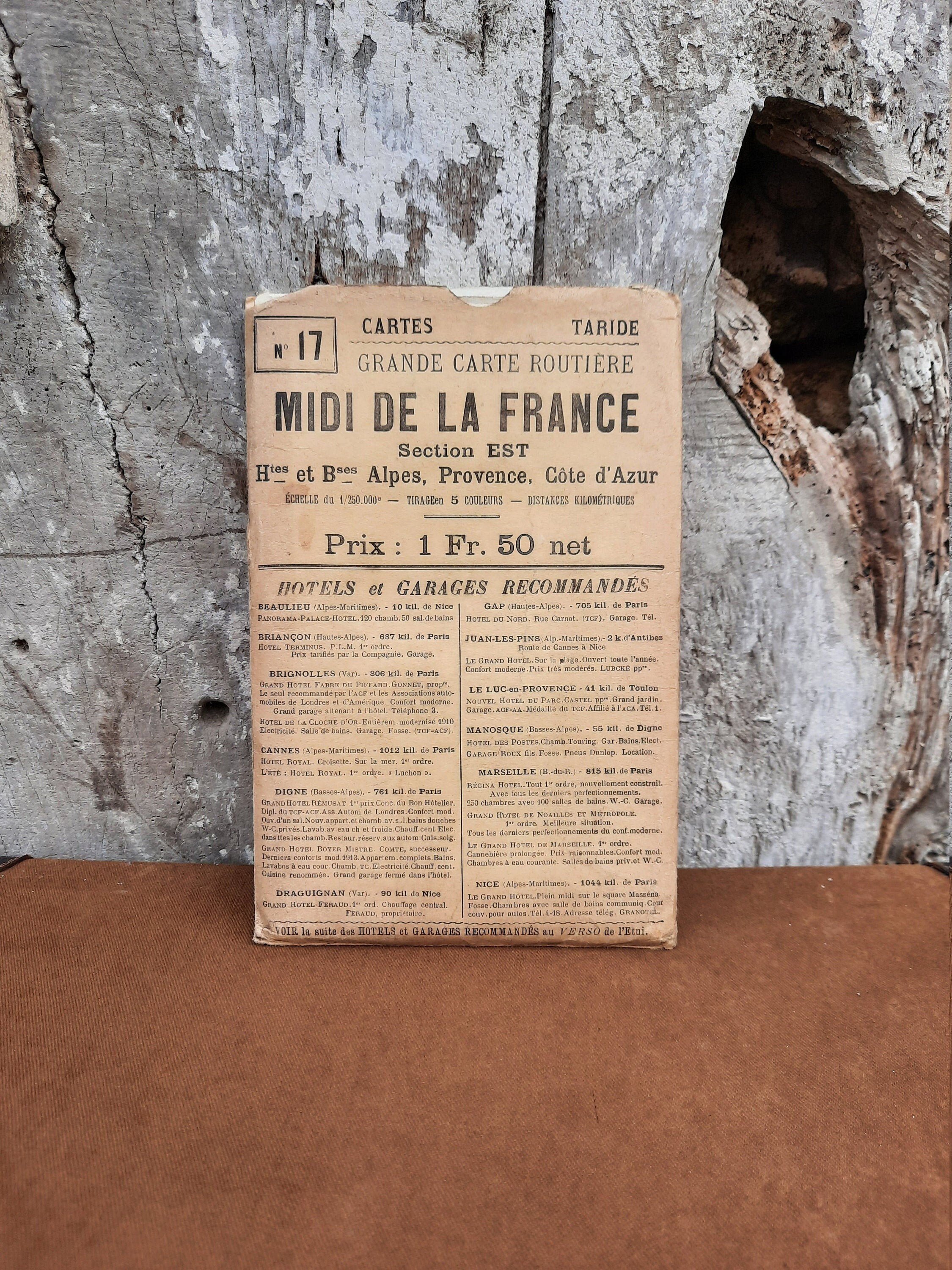 Ancienne Carte Du Midi, Déco Mariage Vintage, Cadeau Voyageur, Occitanie