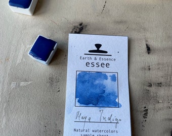 Maya Indigo pigment watercolour  Essee Earth & Essence