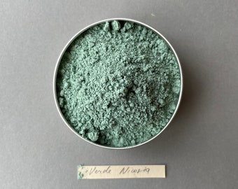 Verde Nicosia 15g/ 1/2oz  Earth's Ancient soils in powders, high pigmentation Essee Earth & Essence