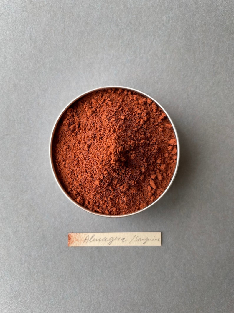 Almagre. Sanguine, Earth's soil pigments, Essee Earth & Essence immagine 2