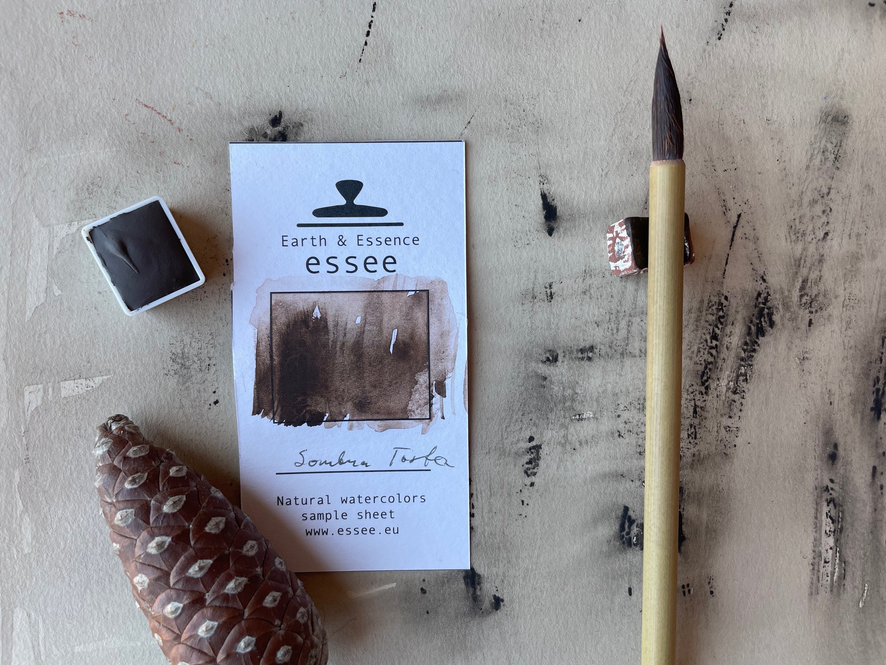 Sombra Tosta watercolour  Essee Earth & Essence