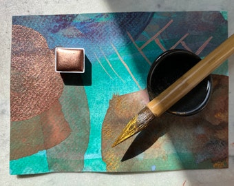 Copper Venezian red Natural honey watercolors, Essee Earth & Essence