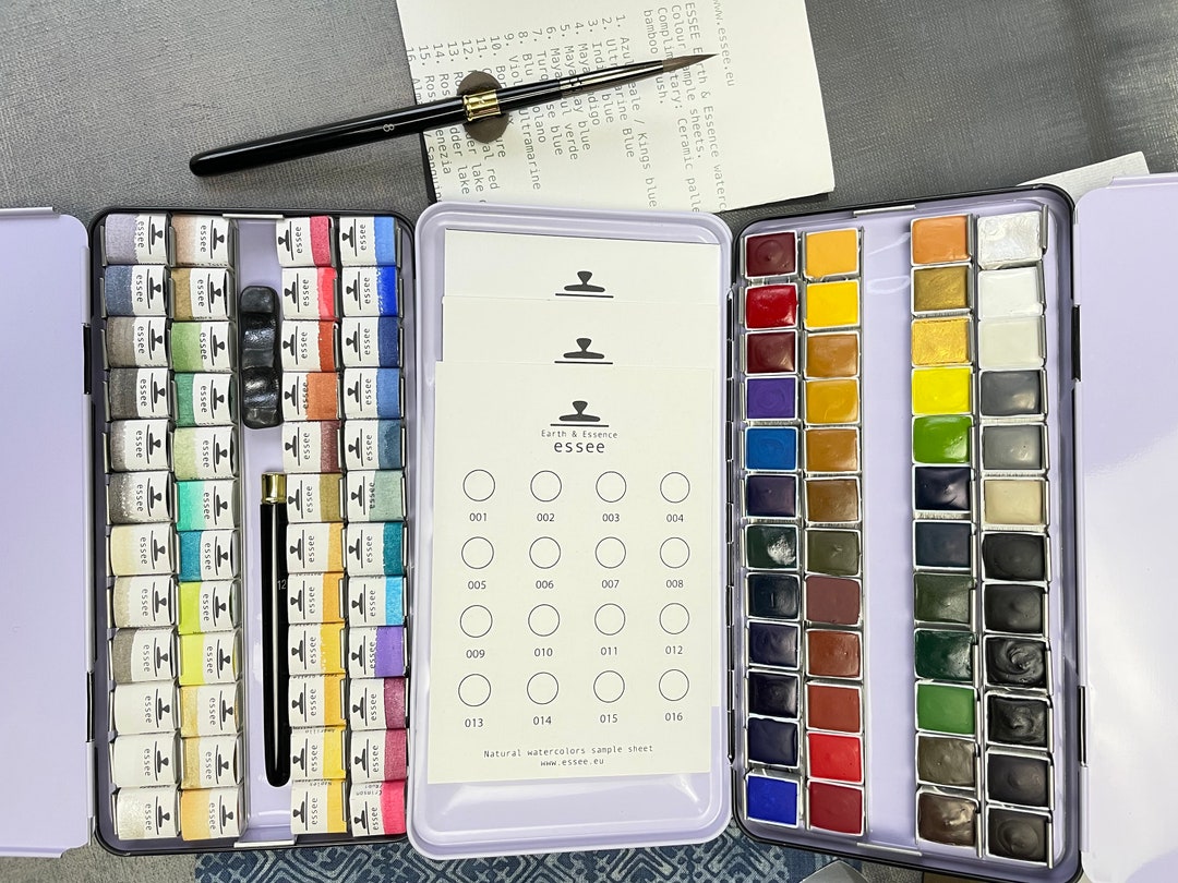 12 White Nights, Honey Watercolor Set, Essee Earth & Essence 