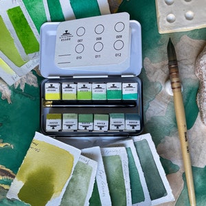 12 Rainforest green, Hardwood palette, Essee