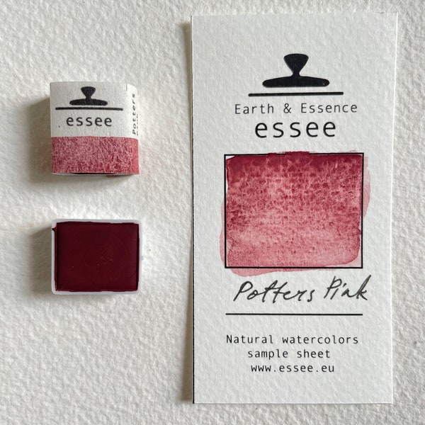 Potter's Pink natural honey watercolour watercolour  Essee Earth & Essence