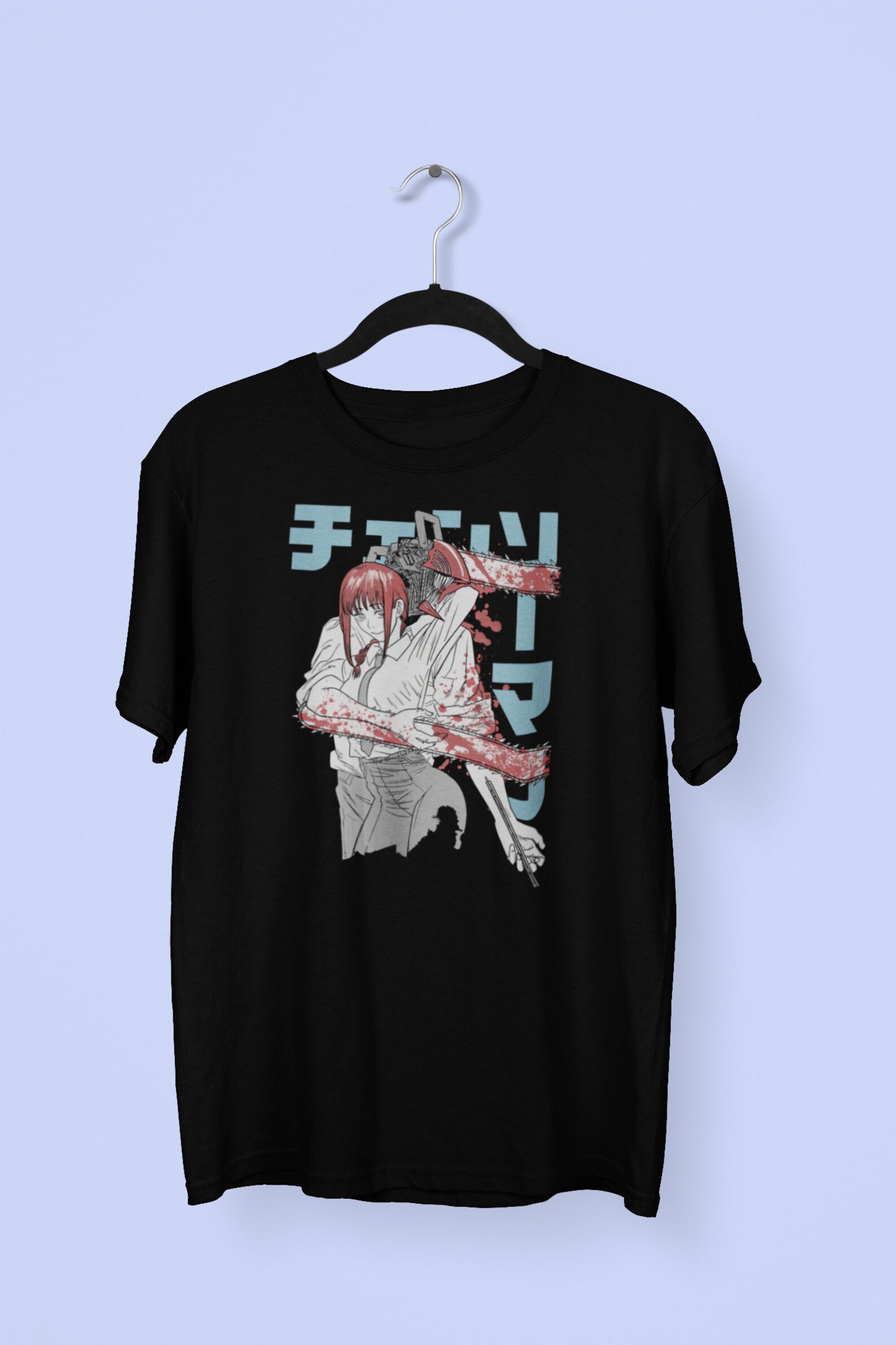 chainsaw man manga shirt
