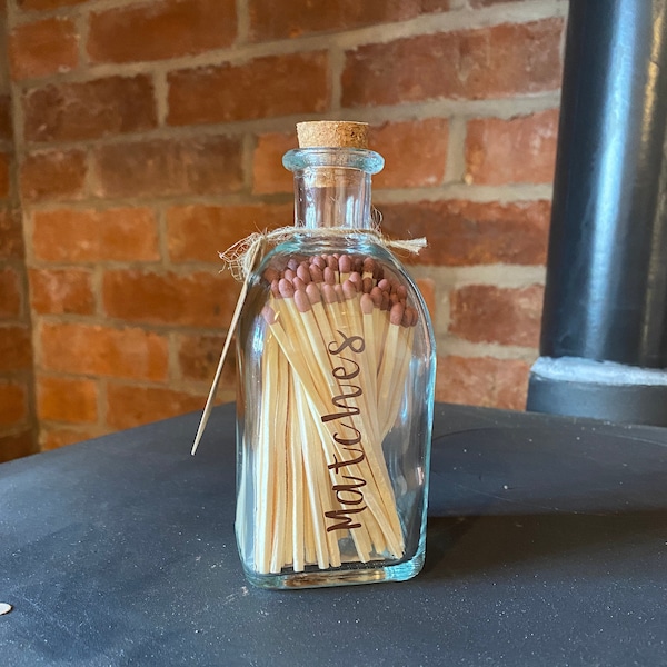 Matches in a Jar Etsy UK