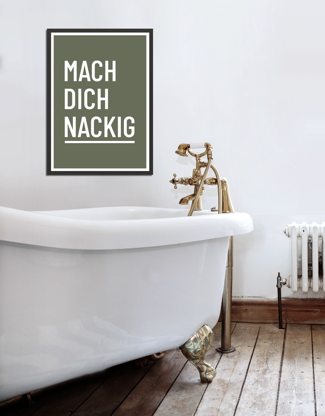Mach dich nackig Typo Poster Plakat Spruch DIN A4/A3/A2 Etsy