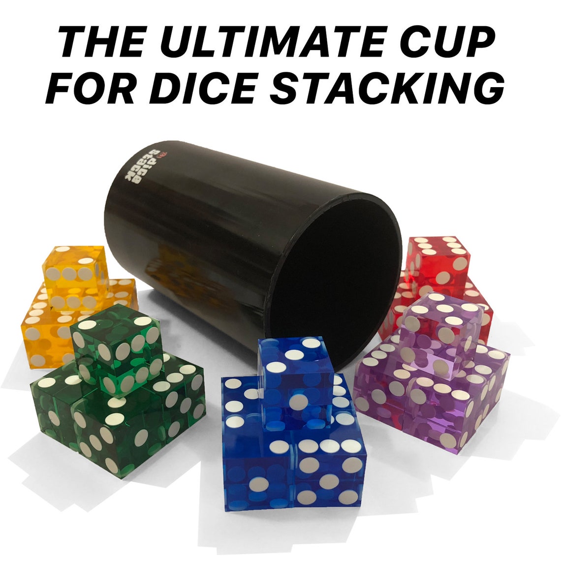 Dice Stacking Cup Set Pro' Straight Cups with 5 Razor Etsy